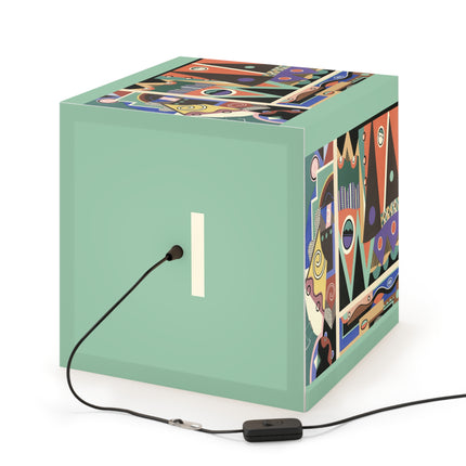 Collection decors et couleurs Pl.03 by Georges Valmiers Light Cube Lamp