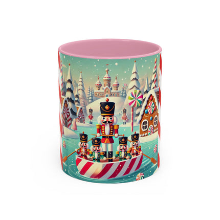 Nutcracker Candy-Striped Adventure Colorful Mugs (11oz, 15oz)