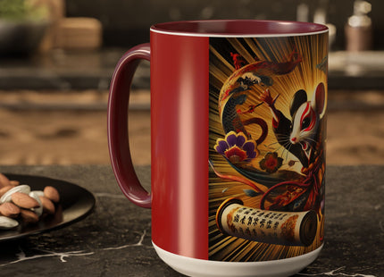 Theatrical Mouse on a Mission Colorful Mugs (11oz, 15oz)