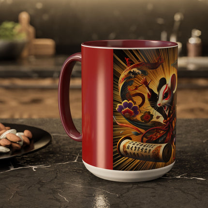 Theatrical Mouse on a Mission Colorful Mugs (11oz, 15oz)