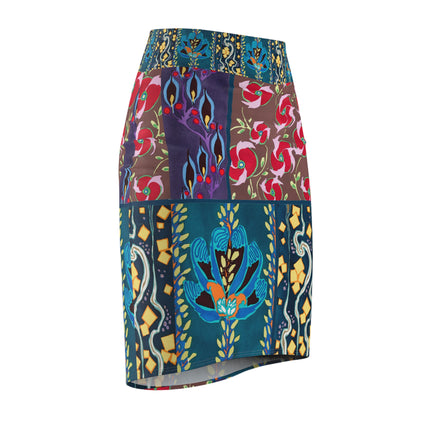 Floral Pattern by Emile-Alain SéguyWomen's Pencil Skirt (AOP)