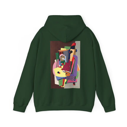 The Piano Lesson by Georges Valmier Heavy Blend™ Hooded Sweatshirt