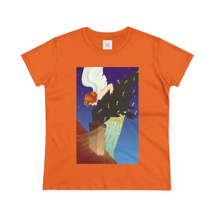 The Christmas Angel Women's Midweight Cotton Tee