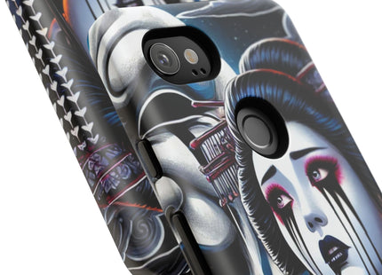 Geisha’s Black Ink Tears Phone Cases