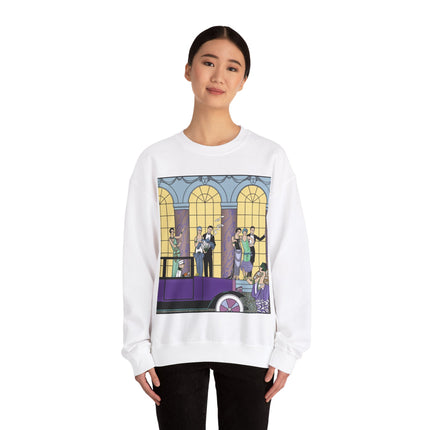 Au Revoir by George Barbier Heavy Blend™ Crewneck Sweatshirt
