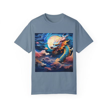 A Dragon's Ascent Unisex Garment-Dyed T-shirt