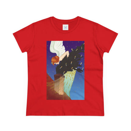 The Christmas Angel Women's Midweight Cotton Tee