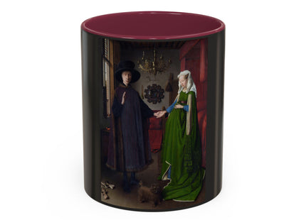 Arnolfini Portrait by Jan Van Eyck Colorful Mugs (11oz, 15oz)