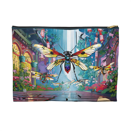 Neon Swarm Pencil Case