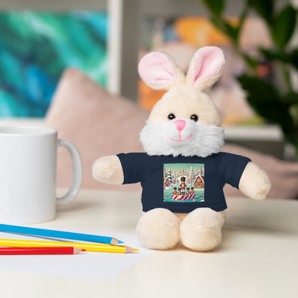 Nutcracker Candy-Striped Adventure Stuffed Animals with Tee