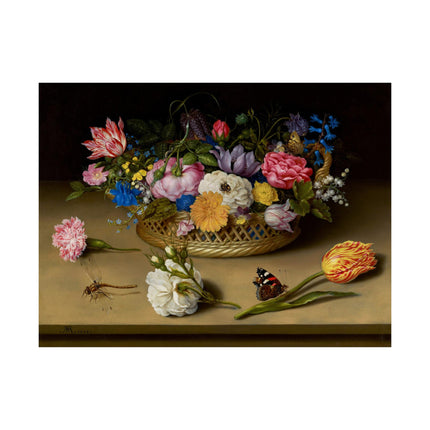 Flower Still Life by Ambrosius Bosschaert Matte Horizontal Posters