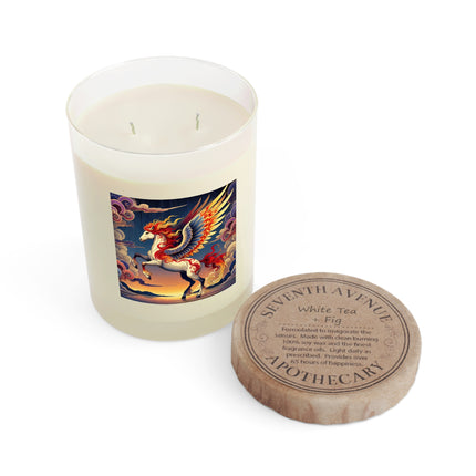 Flame-Winged Horse at Sunset Scented Candle