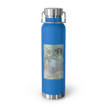 “I growl when I’m pleased, and wag my tail when I’m angry” by Sir John Tenniel Copper Vacuum Insulated Bottle, 22oz