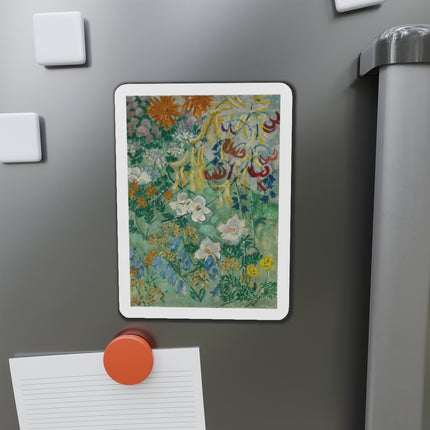 Flowers by August Babberger Die-Cut Magnets (5 Sizes)