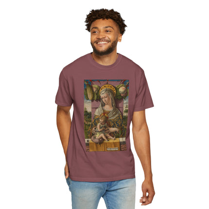 Madonna and Child by Carlo Crivelli Unisex Garment-Dyed T-shirt
