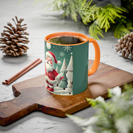 Santa's Joyful Night Colorful Mugs (11oz, 15oz)