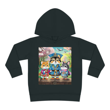 Fluffy Explorers Toddler Pullover Fleece Hoodie