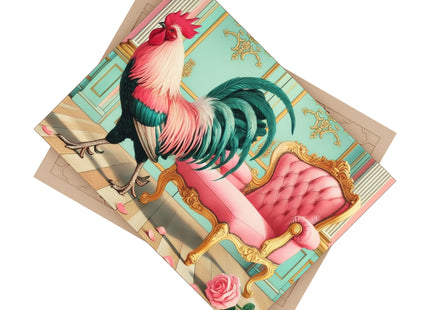 The Salon Rooster Ceramic Tile