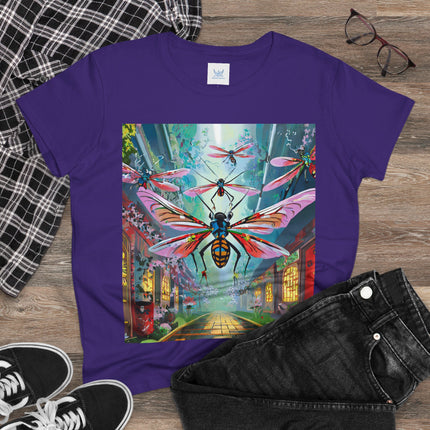 Neon Swarm Cotton Tee