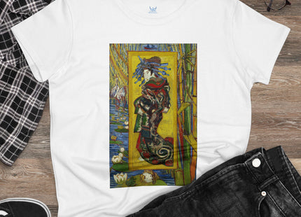 Courtesan (after Eisen) by Vincent van Gogh Women's Midweight Cotton Tee