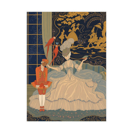 🦜🌙 The Midnight Parlor Postcard Bundles – Art Deco Fashion Illustration