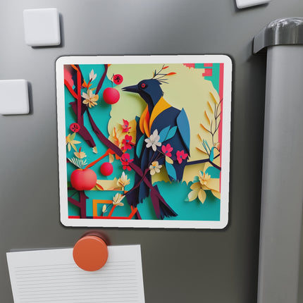 Curious Crow Die-Cut Magnets (5 Sizes)