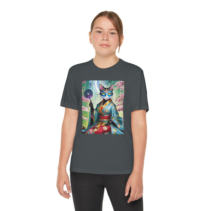 Cyberpunk Geisha Youth Competitor Tee