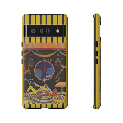 Falbalas et fanfreluches La paresse (Laziness) by George Barbier Phone Cases
