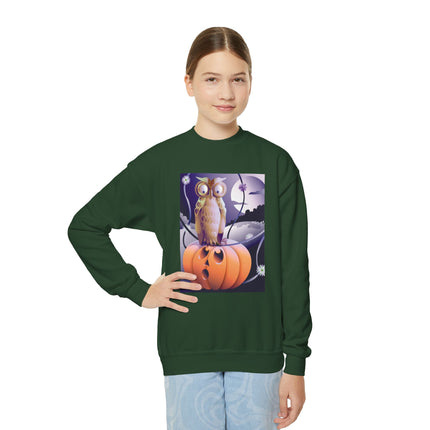 The Startled Pumpkin Youth Crewneck Sweatshirt