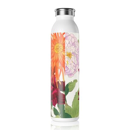 Dahlia Flower by Tanigami Kônan Slim Water Bottle