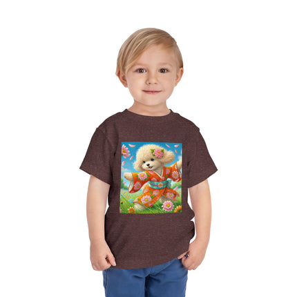 Chrysanthemum Meadow Play Toddler Short Sleeve Tee