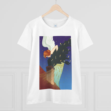 The Christmas Angel Women's Midweight Cotton Tee