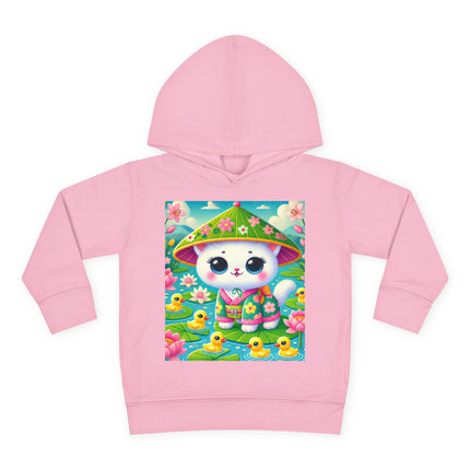 Lily Pond Stroll Toddler Pullover Fleece Hoodie