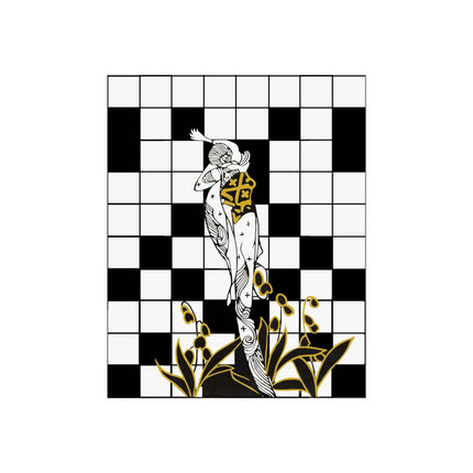 Woman and the Crossword Fine Art Posters