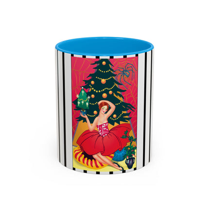Art Deco Christmas Enchantment Colorful Mugs (11oz, 15oz)