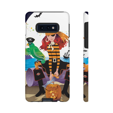 Moonlit Pirate Halloween Phone Cases