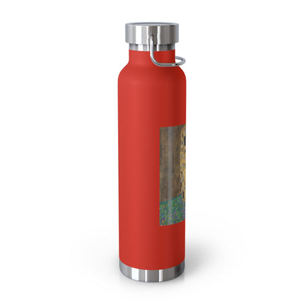 The Kiss by Gustav Klimt Copper Vacuum Insulated Bottle, 22oz