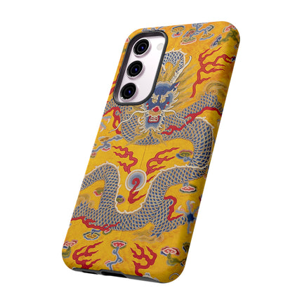 Majestic Dragon Regalia – Imperial 12-Symbol Robe Phone Cases