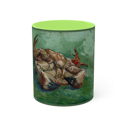 Crab on its Back by Vincent Van Gogh Colorful Mugs, 11oz