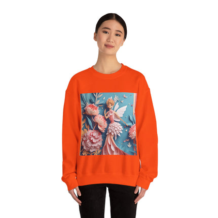 Peony Fairy Unisex Heavy Blend™ Crewneck Sweatshirt