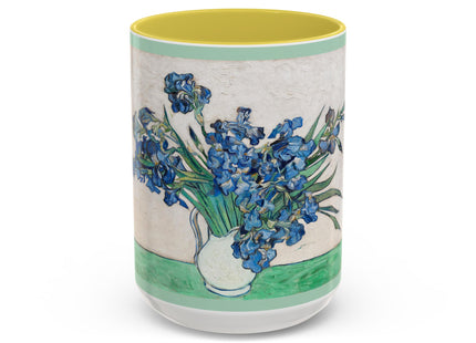 Irises by Vincent Van Gogh Colorful Mugs (11oz, 15oz)