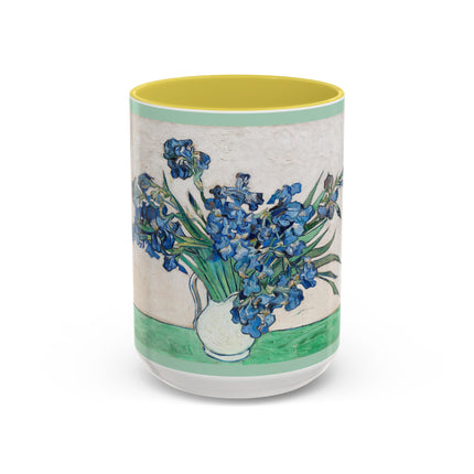 Irises by Vincent Van Gogh Colorful Mugs (11oz, 15oz)