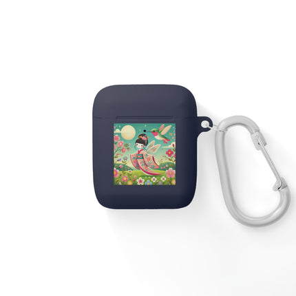 Geisha Fairy and the Hummingbird Blossom AirPods and AirPods Pro Case