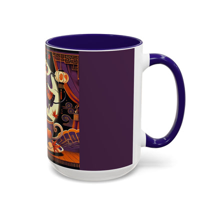 Theatrical Halloween Mice on Teacup Colorful Mugs (11oz, 15oz)
