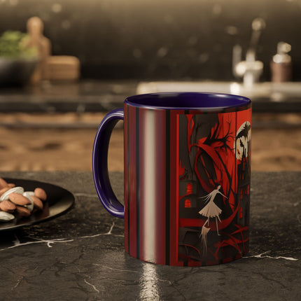 Halloween Night Scene Colorful Mugs (11oz, 15oz)