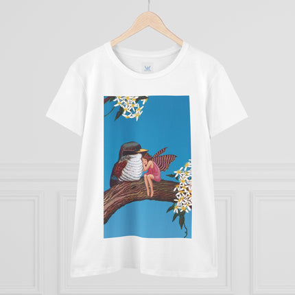 Magnolia Fairy and the Woodland Bird Cotton Tee