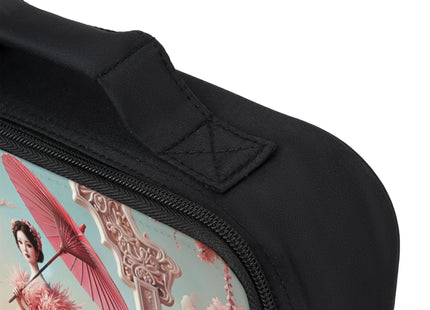 Petals, Porcelain, and Flamingos Lunch Bag