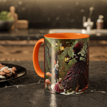Malice in Wonderland – Gothic Halloween Colorful Mugs (11oz, 15oz)