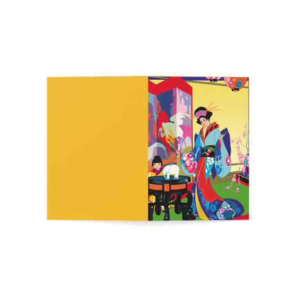 A Timeless Journey by Umberto Brunelleschi Greeting Cards (1, 10, 30, and 50pcs)