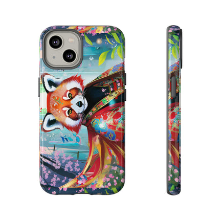 Cybernetic Red Panda Phone Cases